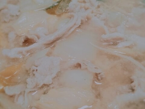 豚白菜味噌鍋